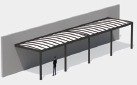 Modulo accoppiato addossato (Lato Sporgenza)